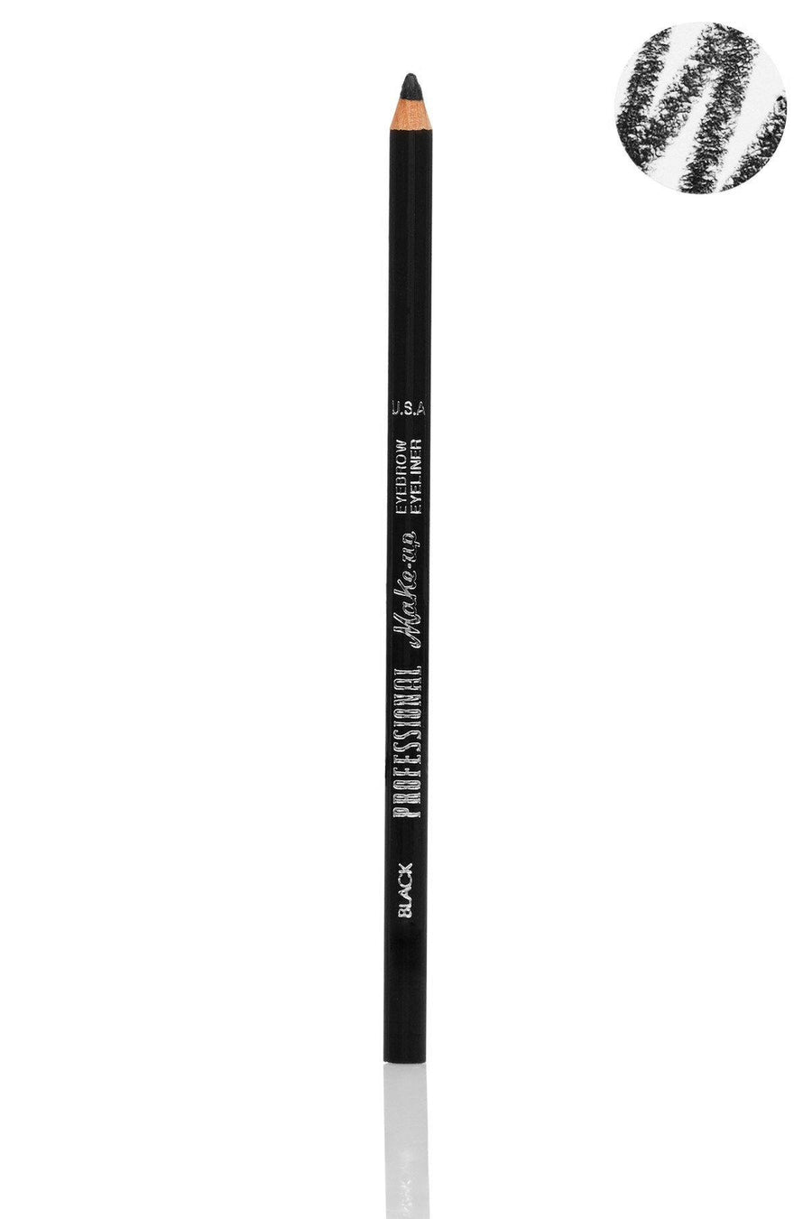 Black Eyebrow Eyeliner Pencil - Blend Mineral Cosmetics