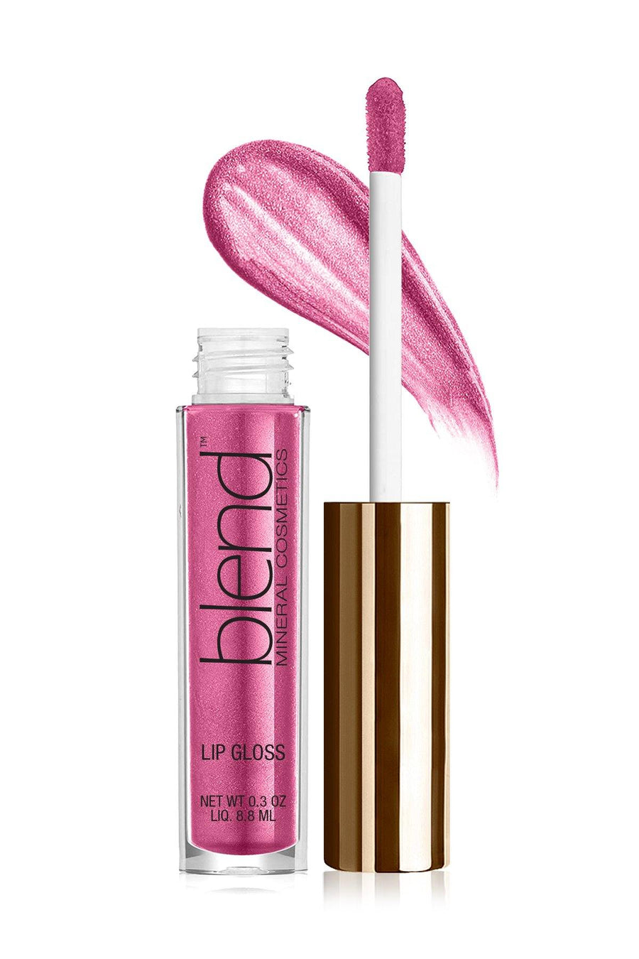 Lip Gloss #7 - Pink Pop - Blend Mineral Cosmetics