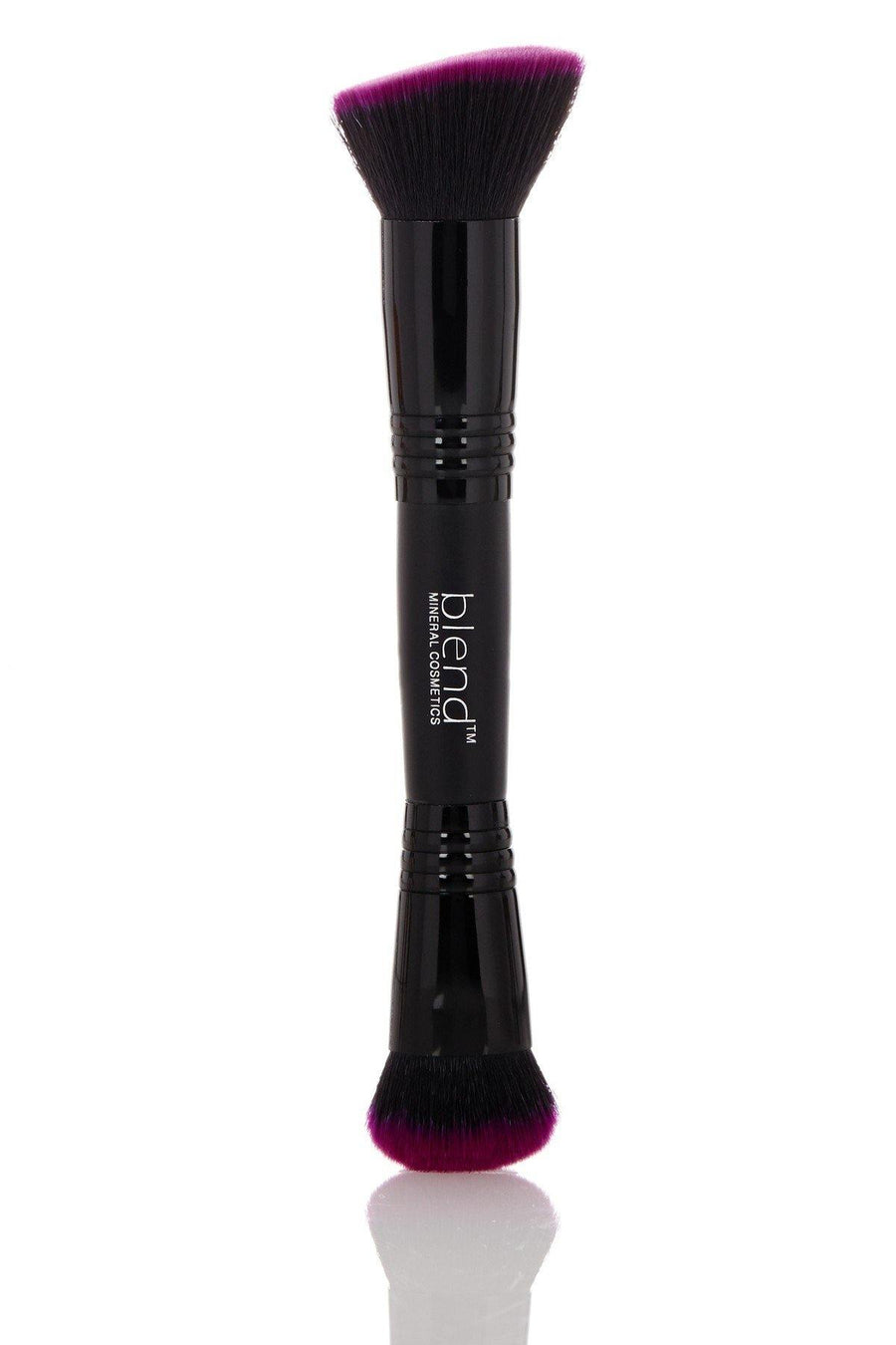 Double Ended Brush - Purple - Blend Mineral Cosmetics
